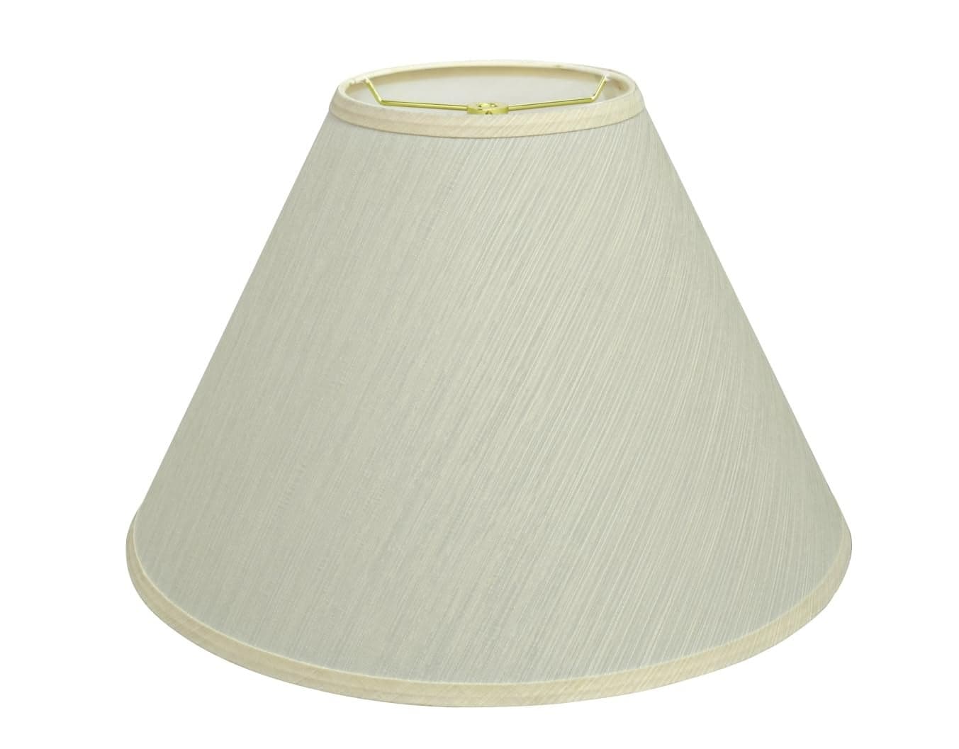 Aspen Creative 32771A Transitional Hardback Empire Shaped Spider Construction Lamp Shade in Eggshell, 18" wide (7" x 18" x 12 1/2")