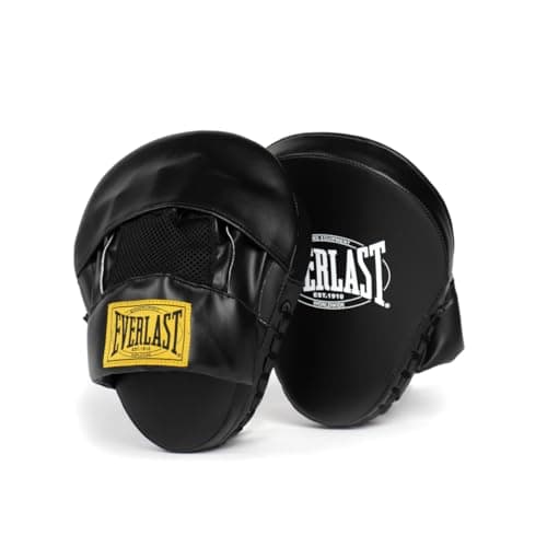 Everlast 1910 Leather Focus Mitts | Vintage Training Punching Mitts