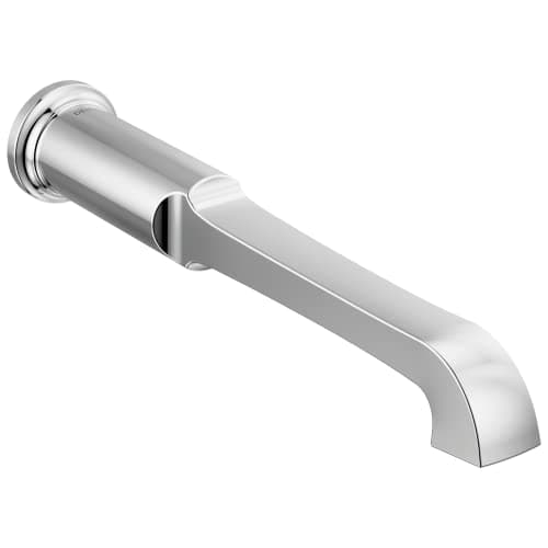 Delta Faucet Tetra Chrome Wall Mount Tub Filler Chrome Tub Faucet Freestanding Bathtub Faucet Delta Tub Filler Lumicoat Chrome T5789PRLHPWL Valve and Handles Not Included