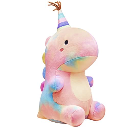 VHYHCY Stuffed Animal Plush Toys Cute Dinosaur Toy Soft Dino Plushies for Kids Plush Doll Gifts for Boys Girls Colorful 9 Inch
