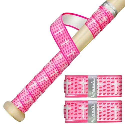 Eyourlife 2/4 Pack Baseball Bat Grip Bat Wraps for Baseball Lifestyle Softball Gifts Tapes Pro Feel Non-Slip Elite Batting Grip Tape for Bats Players