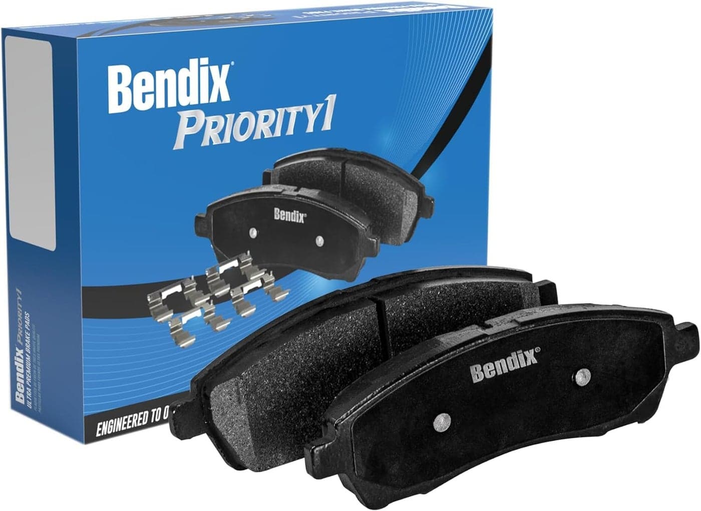 Bendix Priority1 CFC1295 Ceramic Front Brake Pads for Hyundai Sonata 2015 Tucson 20172010 Kia Cadenza 20162014 Rondo 20122007 Soul EV 20172015 Sportage 20162011