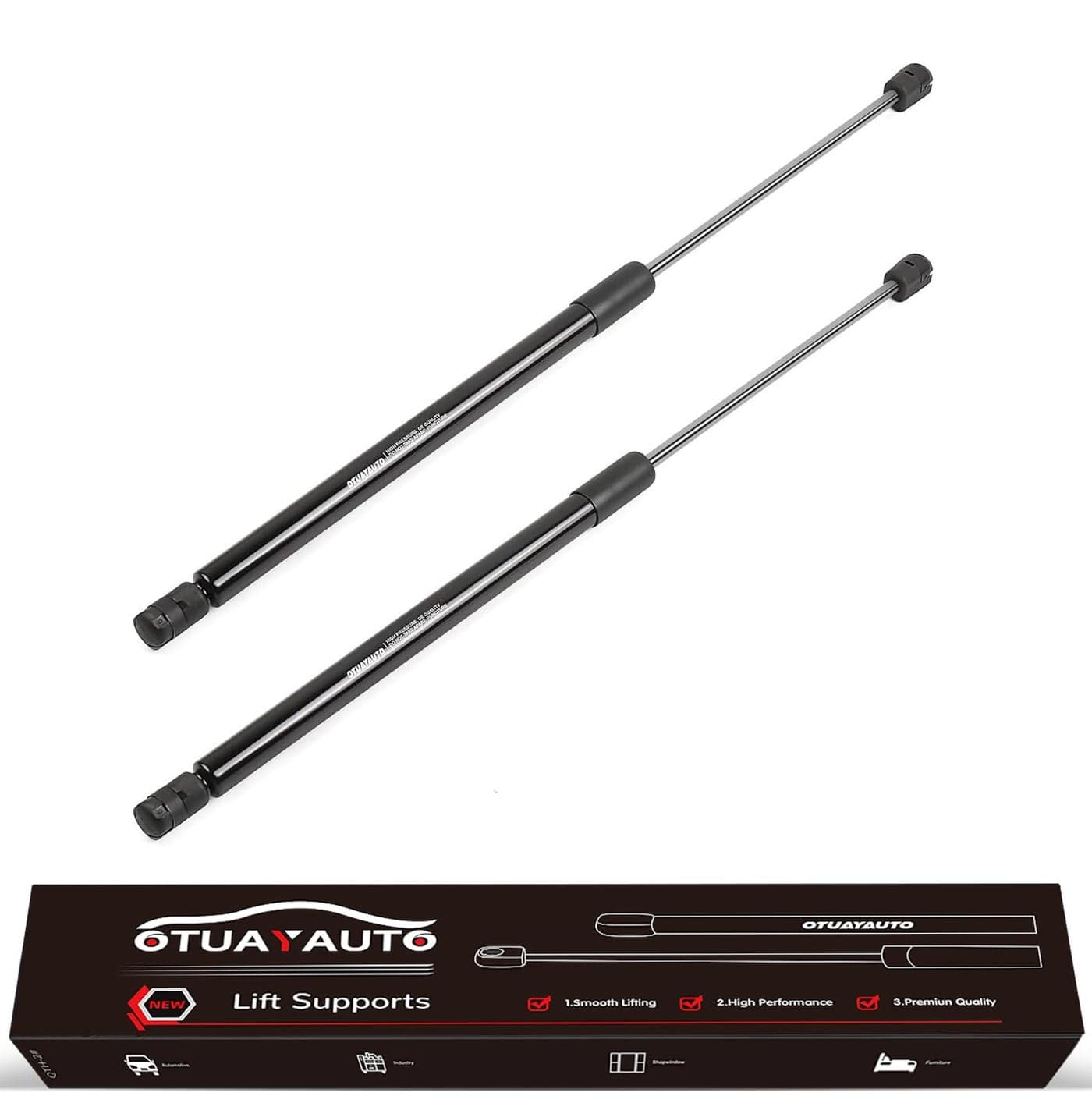 Replacement for 20102015 Lexus RX350 RX450h Front Hood Struts Lift Support Shocks 6755 534400E020 SG229046 Pack of 2 OTUAYAUTO Hood Gas Struts