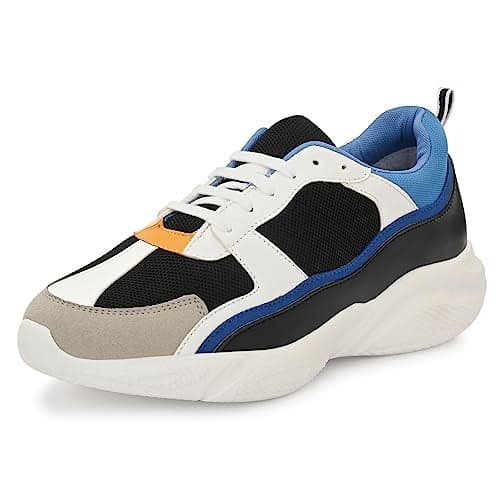 Cruiser Dynamo Chunky Sneakers for Men | Stylish Mesh Design | Lightweight & Comfortable |Casual Outfits for Boys | Durable Footwear 8 UK (2516-8)