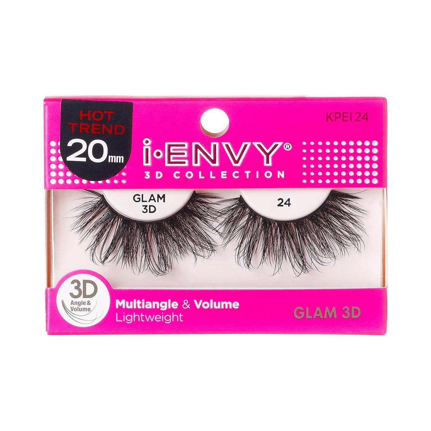 iEnvy False Eyelashes 3D Glam Collection Multiangle Volume Lashes