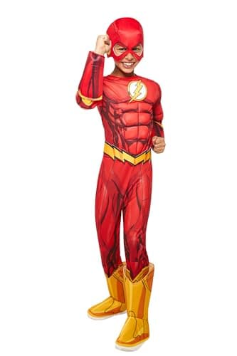 DC Comics Superheroes The Flash Costume for Kids by Rubies Boys Medium