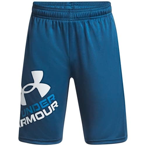 Under Armour Boys Prototype 2.0 Logo Shorts, (426) Varsity Blue / / White, Small