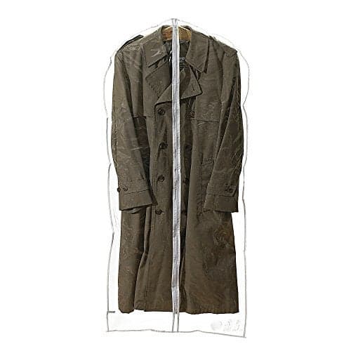 Handy Laundry Clear Vinyl Garment Bag - 24" X 54" - Full Length Zipper, Holds Up To 2 Suits