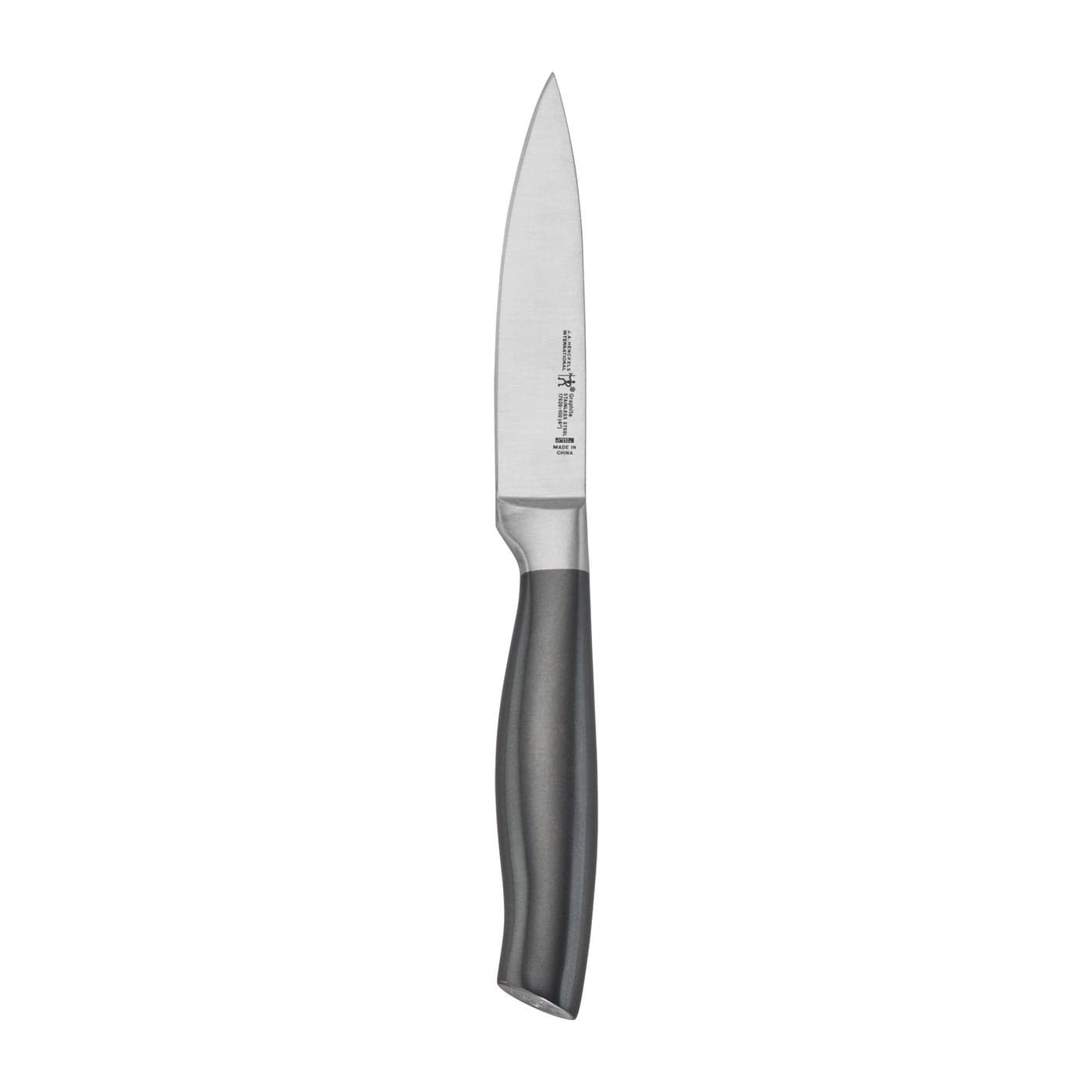 HENCKELS Graphite RazorSharp 4inch Paring Knife German Engineered Informed by 100 Years of Mastery Gray