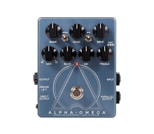 Darkglass Alpha Omega Dual Bass Preamp Pedal w/ 6-band EQ, XLR Output, Aux Input, and Headphone Output