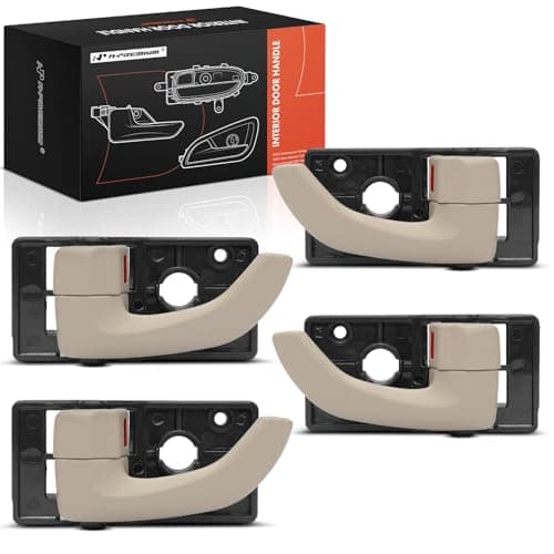 APremium Inside Interior Door Handles Compatible with Hyundai Tucson 20052009 Beige 4PC Set Front and Rear Side