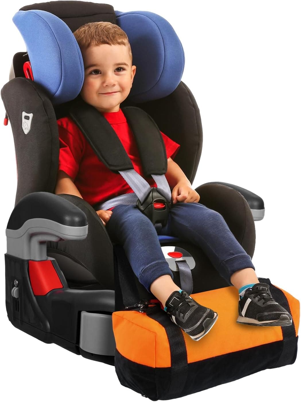Aurya Car Seat Foot Rest for Kids Leg Rest for Kids Car Seat Car Foot Rest with Adjustable Straps Car Seat Accessories for Toddlers Booster Seat