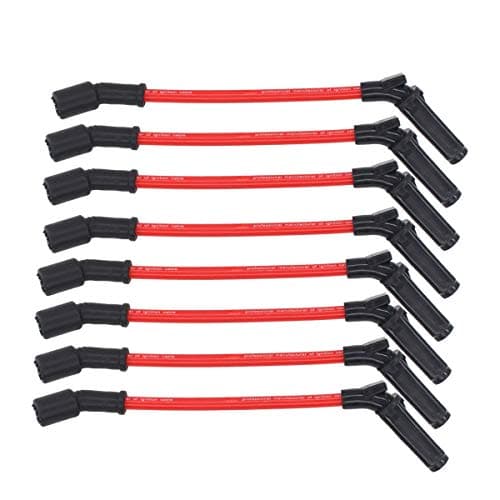 NewYall Pack of 8 10.5mm Spark Plug Wires for Cadillac Escalade Hummer H2 Pontiac G8 Chevrolet Avalanche Camaro Colorado Impala P30 Silverado Suburban Tahoe Trailblazer GMC Canyon Savana Yukon