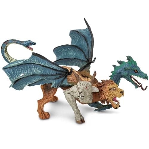 Safari Ltd Chimera Figurine Detailed 7 Plastic Model Figure Mythical Hybrid Creature Play Toy for Boys Girls Kids Age 3