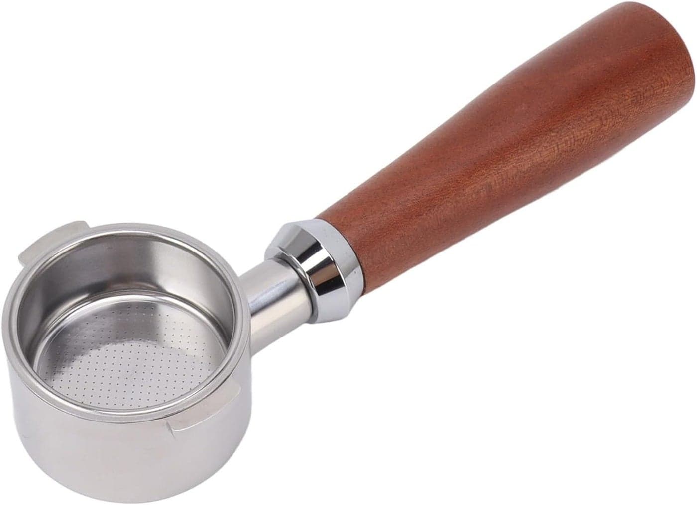 2 Ear Portafilter Coffee Filter Holder 51 Mm Redwood Handle for Home