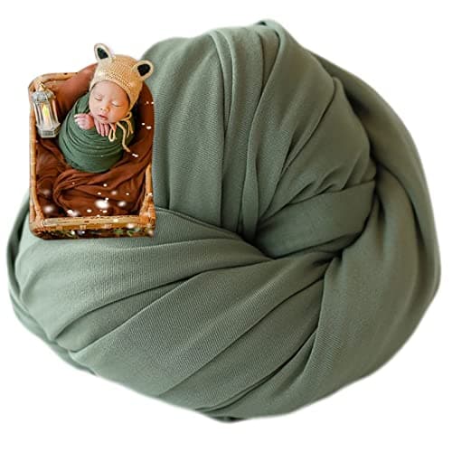 Newborn Photography Props Swaddle Newborn Wraps for Baby Boys Girls Infant Baby Photo Props Shoot Stretch Blanket