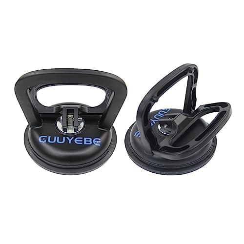 GuuYebe Heavy Duty Suction Cup Vacuum Suction Cups for TV LED LCD Glass Mirror Screen Panel Granite Tiles and Compatible with Dent Puller to car Repairs Lifting Handle Removal Tool 2 Pack