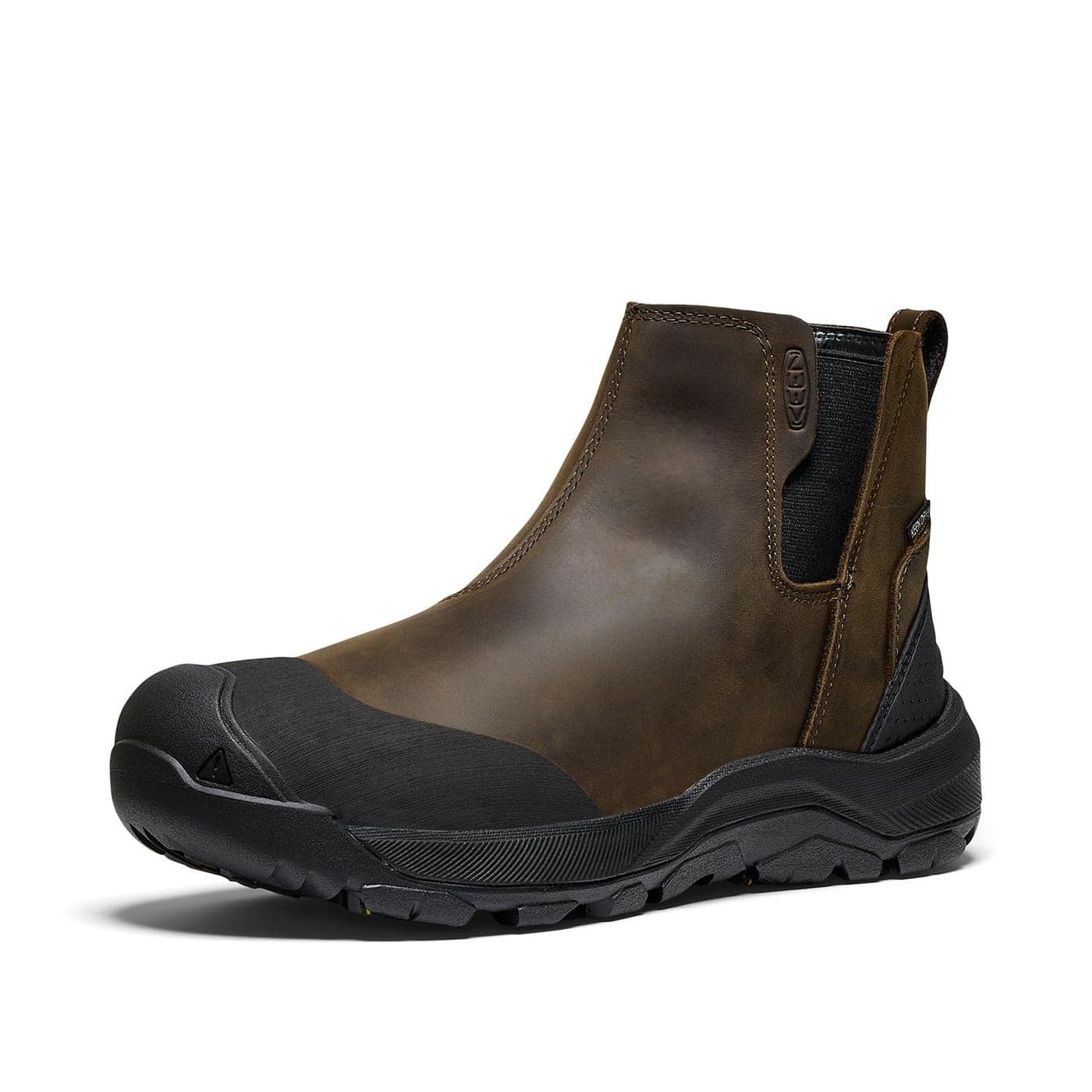 KEEN Mens Revel 4 Chelsea Mid Height Polar Insulated Snow Boots CanteenBlack 11
