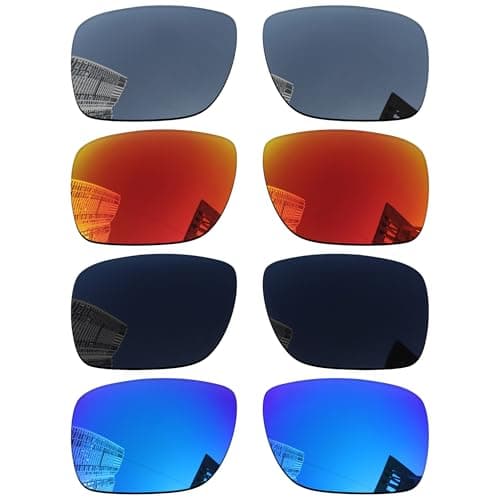 Acefrog 4 Pairs Polarized Replacement Lenses for RayBan Justin RB4165 54mm Sunglasses Perfectly Fit Shatterproof Antiscratch Value Pack