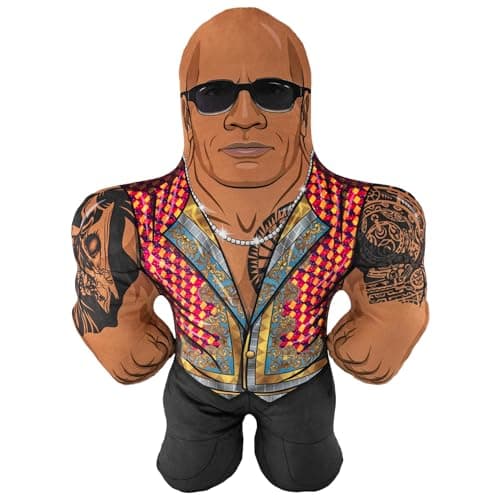Bleacher Creatures WWE Dwayne The Rock Johnson Final Boss 24 Bleacher Buddy Soft Plush Toy