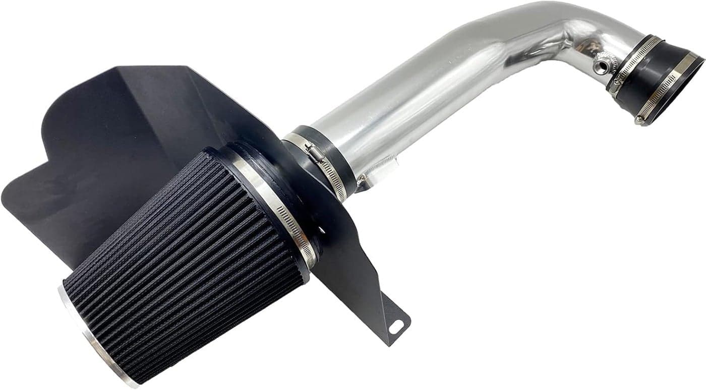 MOOSUN Cold Air Intake Kit for 2014-2020 Chevy GMC Cadillac 5.3L/6.2L V8 (Silver & Black)