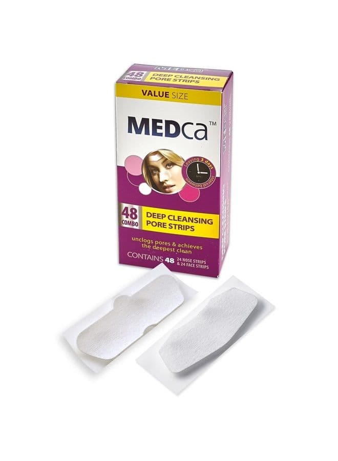 Deep Cleansing Pore Strips Combo Pack, 48 Count Strips