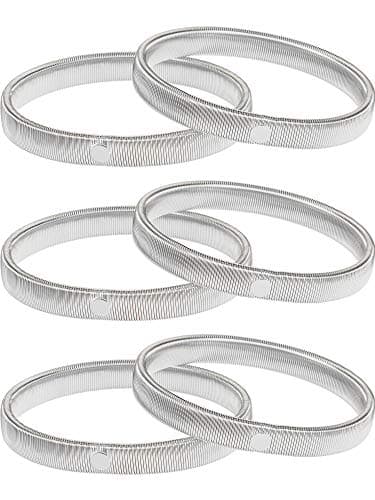 Pangda 3 Pairs Sleeve Garters Anti-slip Shirt Sleeve Holders Garters Stretch Metal Armbands for Women Men