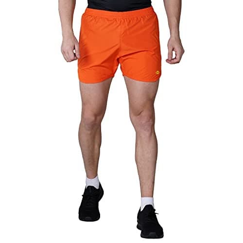 Nivia Sprint Life Shorts for Men | Shorts for Gym | Sports Shorts | Running Shorts (Orange,2XL)