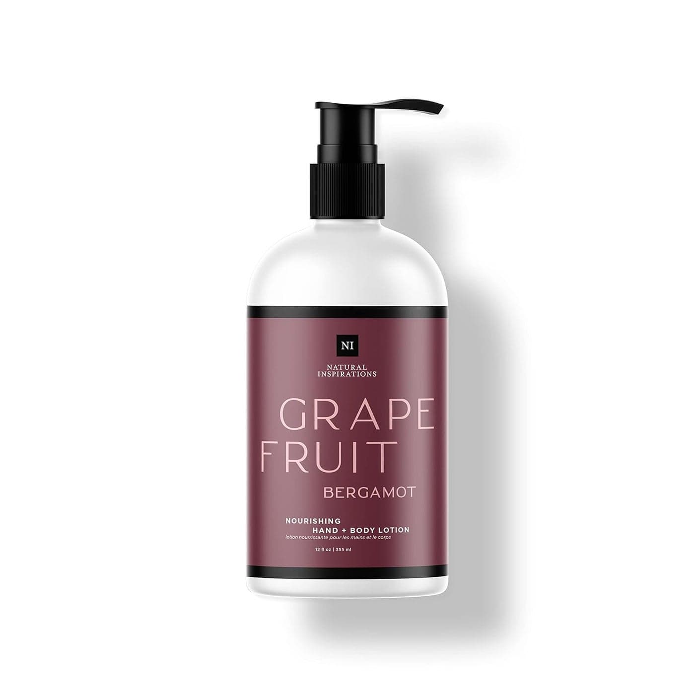 Natural Inspirations Grapefruit Bergamot Nourishing Hand Body Lotion 12oz