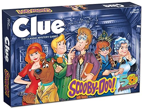 CLUE: Scooby-Doo Board Game | Official Scooby-Doo Merchandise Based on The Popular Scooby-Doo Cartoon | Classic Clue Game Featuring Scooby-Doo Characters | Gather The Gang and Solve The Mystery!