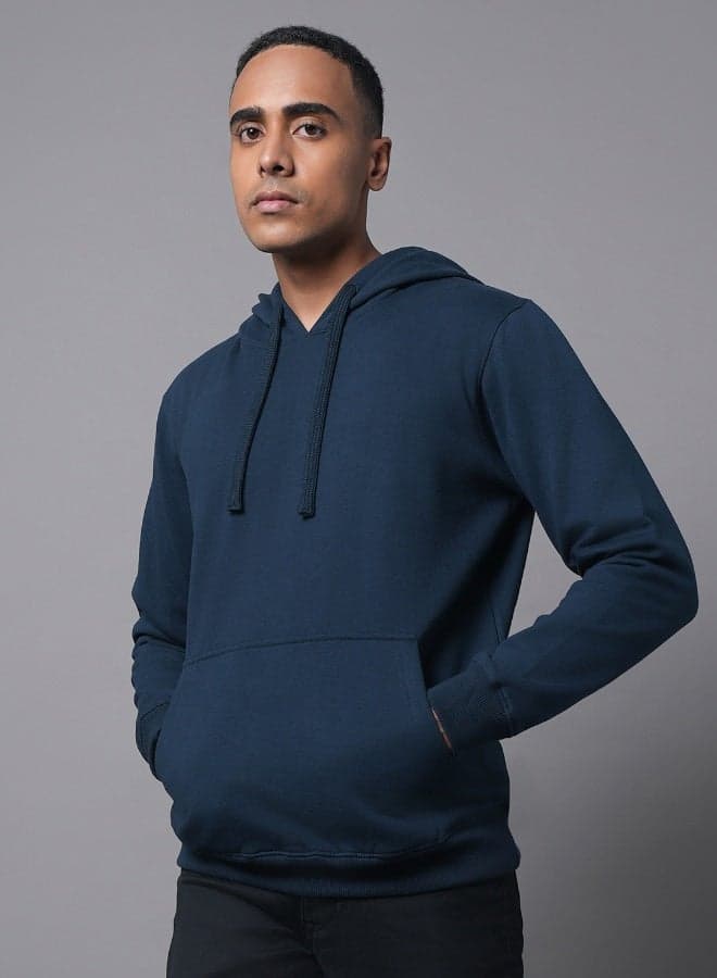 Men Teal Sweatshirt