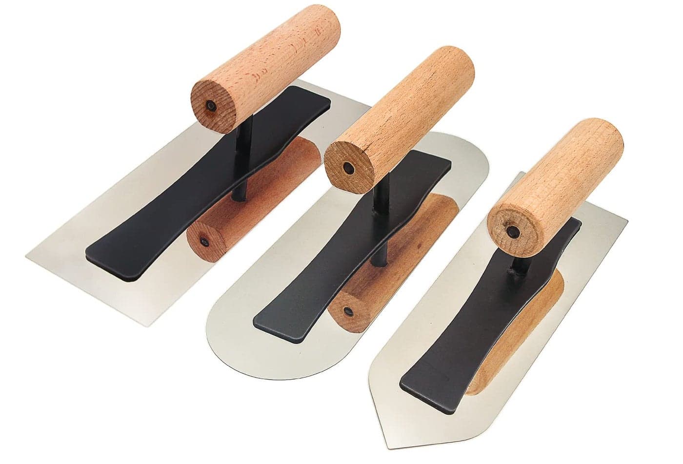 Stainless Steel Venetian Plaster Japanese Finishing Trowel Set 3 PC Art Paint Plastering Hand Tools
