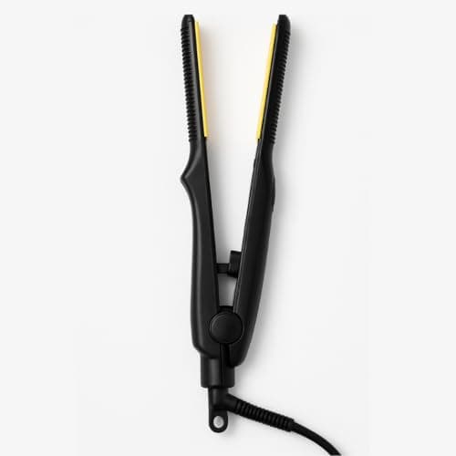 Ktein Mini Flat Iron for Short Hair, Pixie Cut, Bangs, Beard & Wavy Styling | 2-in-1 Ceramic Pencil Hair Straightener for Men & Women | 5 Temp Settings | Fast Heating | Anti-Scald Design