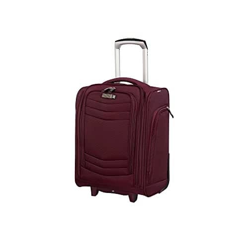 it luggage Intrepid 17" Softside 2 Wheel Underseater, Dark Red