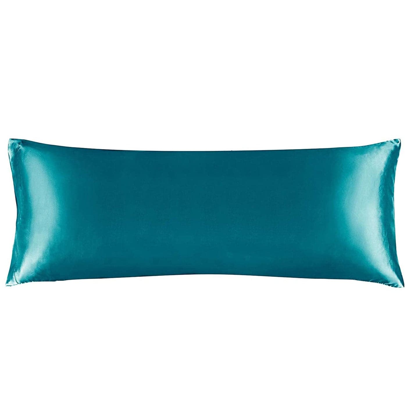 BEDELITE Satin Body Pillow Cover Super Soft and Cooling Body Pillow Pillowcase for Hair and Skin Breathable Silky Full Long Pillowcase Cover20x54 Teal