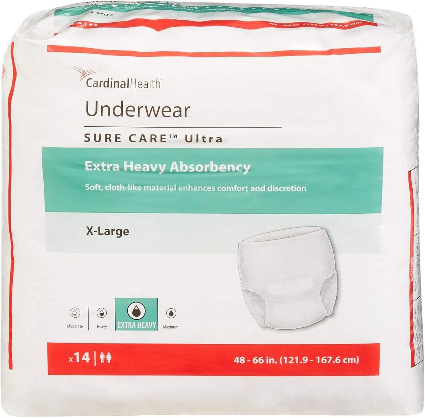 1455 Extra Heavy Absorbent Underwear Extra Large Pack of 56