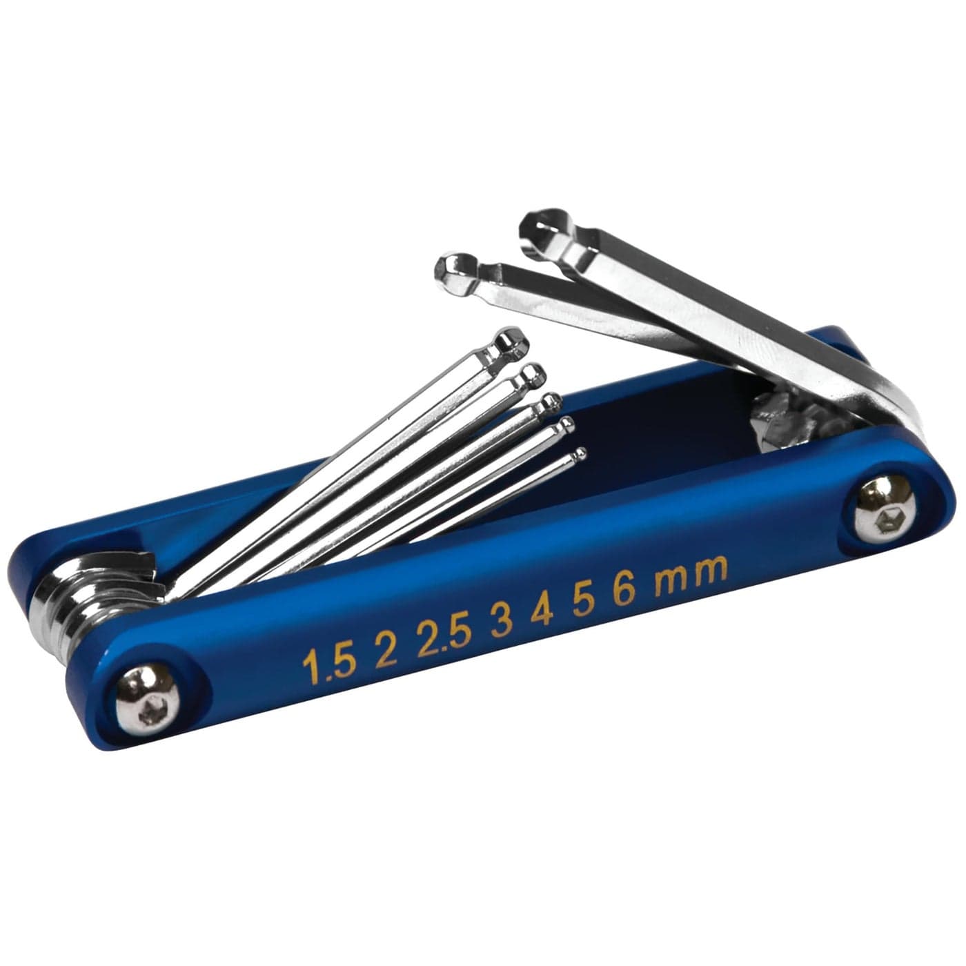 Performance Tool 20148 Metric Long Arm Hex Key Set - Chrome Vanadium Steel for Strength and Durability with Ball Ends and Anodized Aluminum Handles