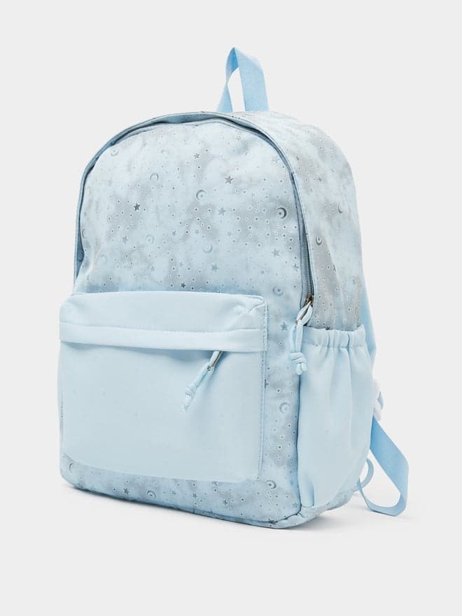 Styli Teen Girls Stars and Moon Print Backpack