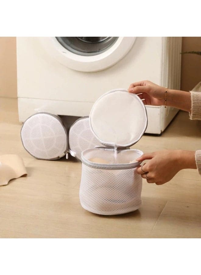 2 Pack Lingerie Laundry Bags Mesh Bra and Underwear Washing Bags Zippered Protection for Delicates Durable and Reusable Laundry Accessories