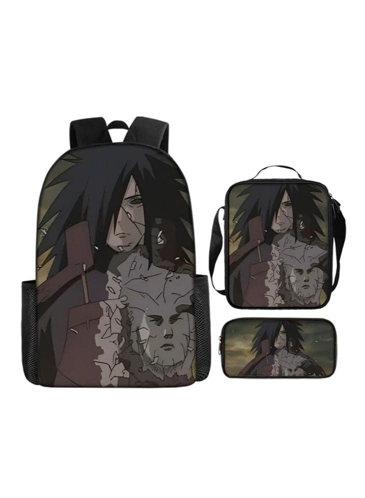 backpack pencil case satchel three-piece suit men and women leisure sports travel backpack student school backpack
