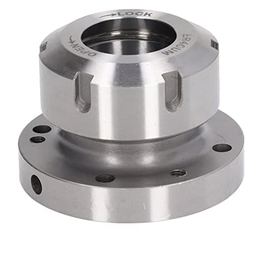 Collet Chuck ER40 Collet Lathe Chuck Carbon Steel Compact Replacement 80 mm Diameter for CNC Milling Machine