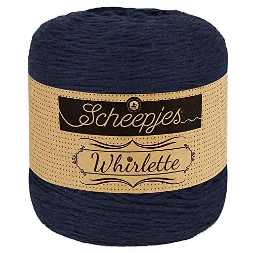 Scheepjes Whirlette 100 g Yarn – Bilberry 868, Cotton/Acrylic, Recommended 3.5 mm (US E-4) Hook and Needle