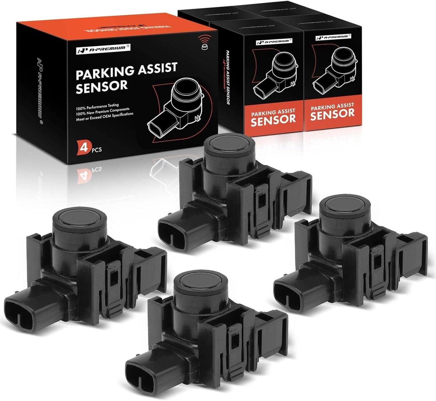A-Premium 4-PC Reverse Backup Parking Assist Sensor for Lexus Models