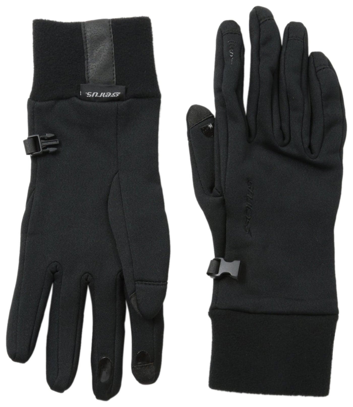 Seirus Innovation Soundtouch Powerstretch Gloves, Black, Large/X-Large