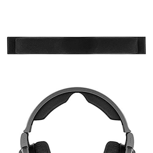 Geekria Mesh Fabric Headband Pad Compatible with Sennheiser HD650, HD660 S, HD 660S2 Headphones, Replacement Band Repair Part (Black).