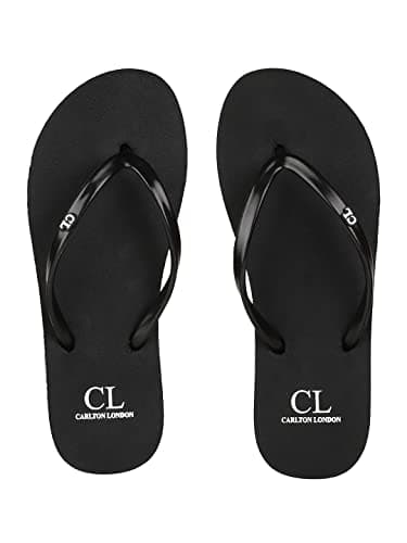 Carlton London Women Black Slipper 7 UK (CL-IN-W-03)