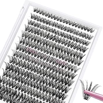 280 Pcs Individual Lashes 40DC00716 Cluster Lashes C D Curl Wispy Lashes Bottom Lashes DIY Lashes At Home40DC00716