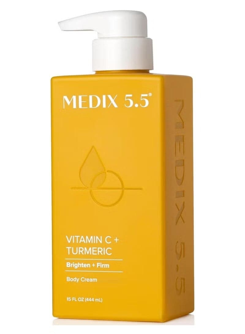 Vitamin C Cream Face Lotion & Body Lotion Moisturizer | Anti Aging Skin Care Firming & Brightening Cream Diminishes The Look Of Uneven Skin Tone, Age Spots, & Sun Damaged Dry Skin, 15 Fl Oz