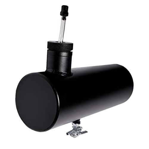 JMCHstore Aluminum Mini bike Gas Fuel Tank Cylinder 4x11 for Coleman Baja Montser Mega moto Predator Hemi non 212 Engine Massimo Axis RealTree Motovox Mototec Dirt Gas Bike Go Kart Parts Black