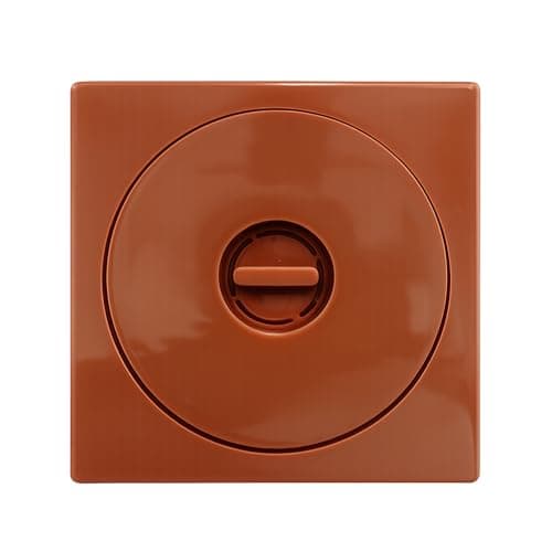 NEW WARE® Square Floor Drain Cover 6x6 Inch PVC – Bathroom Drain Jali, Anti-Clog Strainer Grating for Shower, Kitchen & Balcony Waste Water (Red Brown)